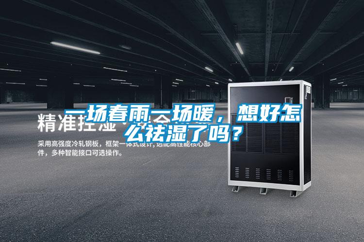 一場春雨一場暖,想好怎么祛濕了嗎?