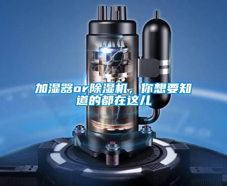 加濕器or除濕機，你想要知道的都在這兒