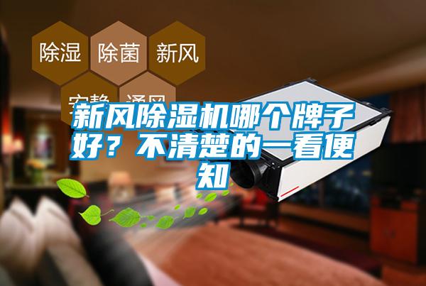 新風除濕機哪個牌子好?不清楚的一看便知