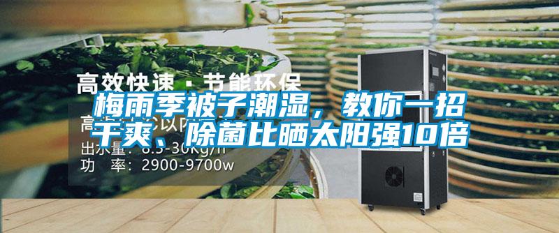 梅雨季被子潮濕,教你一招干爽、除菌比曬太陽強10倍