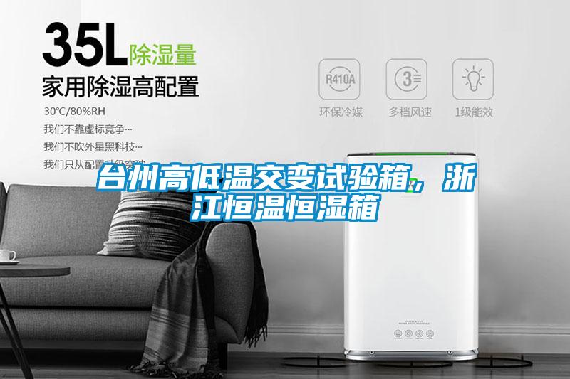 臺州高低溫交變試驗箱，浙江恒溫恒濕箱