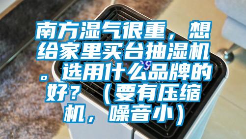 南方濕氣很重,想給家里買臺抽濕機。選用什么品牌的好?(要有壓縮機,噪音小)