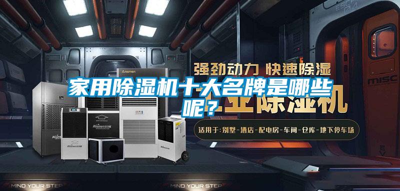 家用除濕機十大名牌是哪些呢？