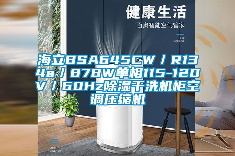 海立BSA645CW/R134a/878W單相115-120V/60Hz除濕干洗機柜空調(diào)壓縮機