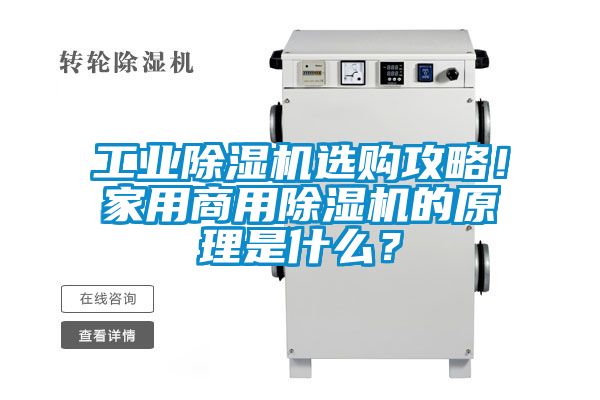 工業除濕機選購攻略！家用商用除濕機的原理是什么？