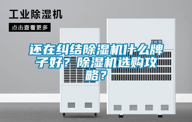 還在糾結除濕機什么牌子好？除濕機選購攻略？