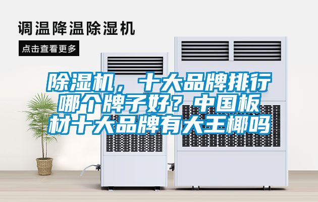 除濕機(jī)，十大品牌排行哪個(gè)牌子好？中國板材十大品牌有大王椰嗎